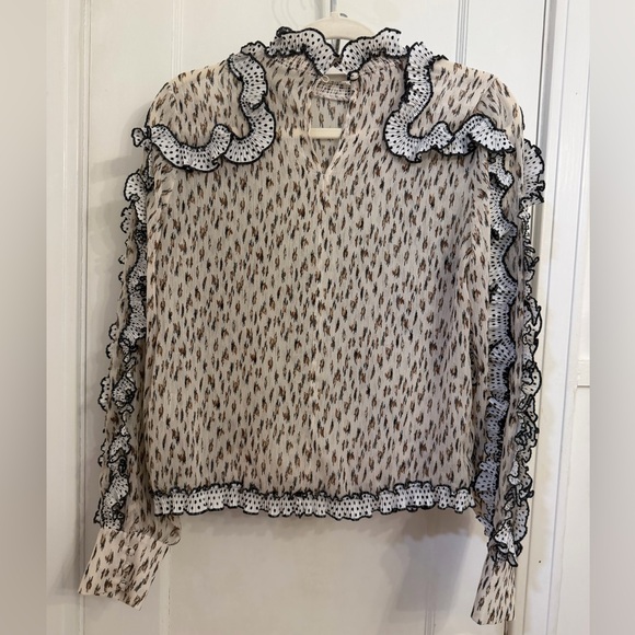 Elliatt Muse Ruffle Top XS - Picture 3 of 4